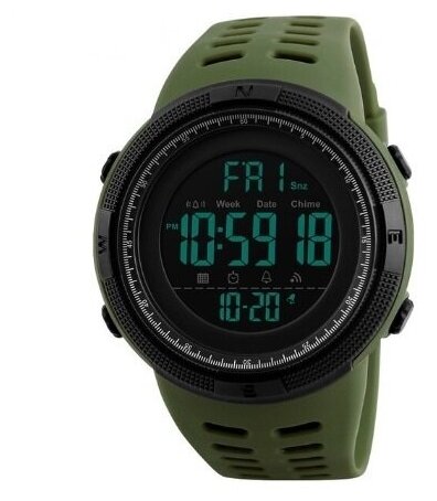 Наручные часы SKMEI Водонепроницаемые часы SKMEI 1251 -зеленые