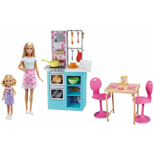 Barbie Кафе с куклами, HBX03