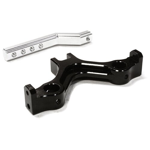 Integy Крепление для трейлера (черное) для Axial SCX-10 - C26278BLACK free shipping cnc metal adjustable trailer hitch receiver tow hook for trx4 scx10 d90 1 10 rc crawler car rear bumper yfan rc