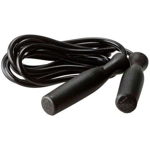 Скакалка Speed Rope Plastic Handle черная adijrw03 скакалка speed rope plastic handle черная adidas