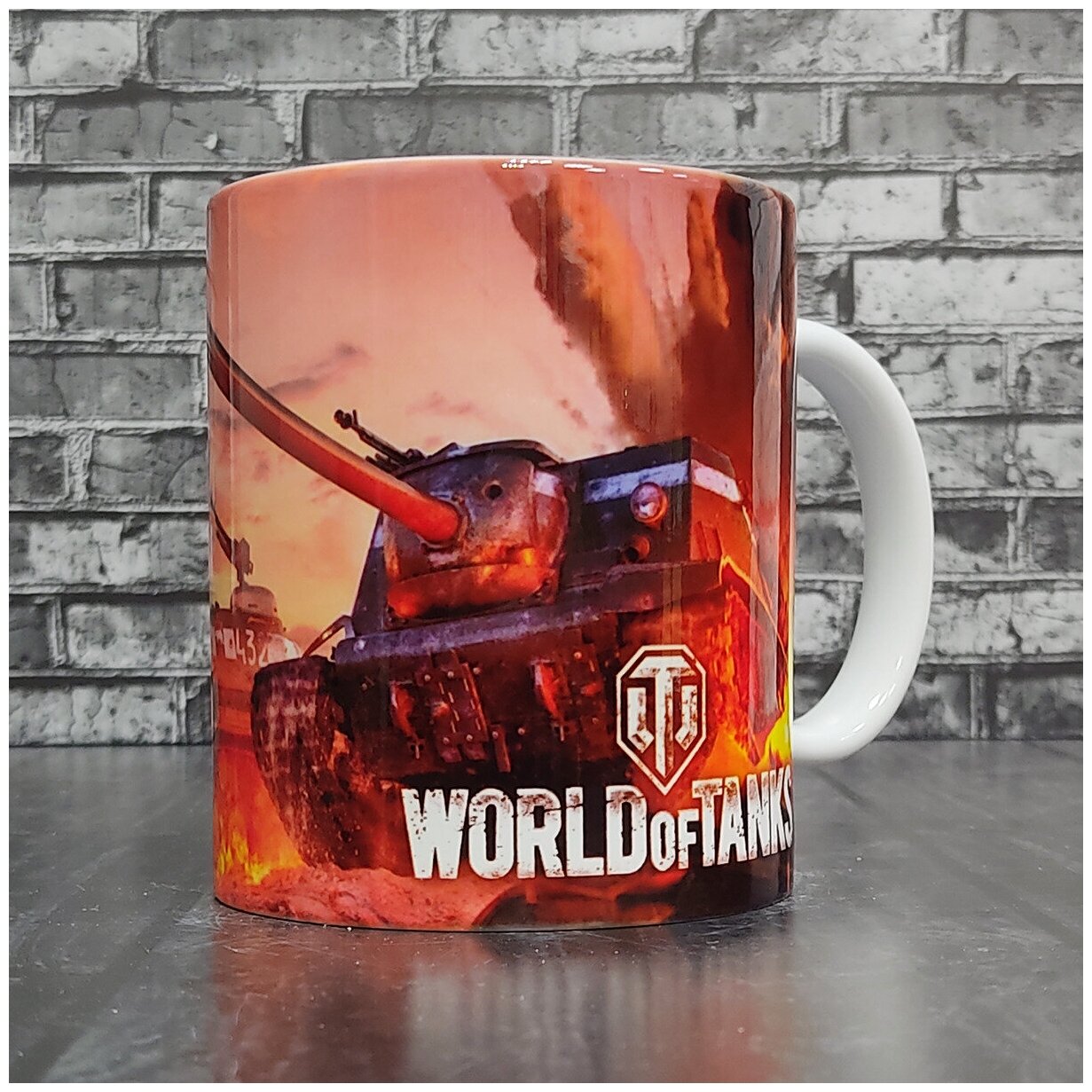 Кружка "World of Tanks 5" / 330 мл. / приколы / танки, подарок на 23 февраля