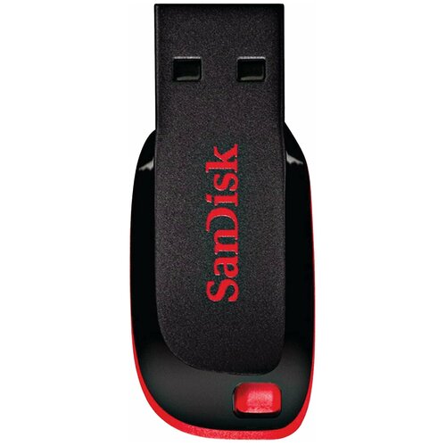 Флеш-диск 128 GB, SANDISK Cruzer Blade, USB 2.0, черный, SDCZ50-128G-B35