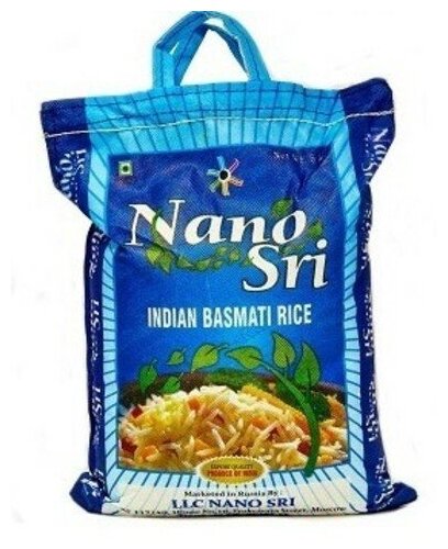 Рис басмати индийский непропаренный Nano Sri, 1 кг - фотография № 3