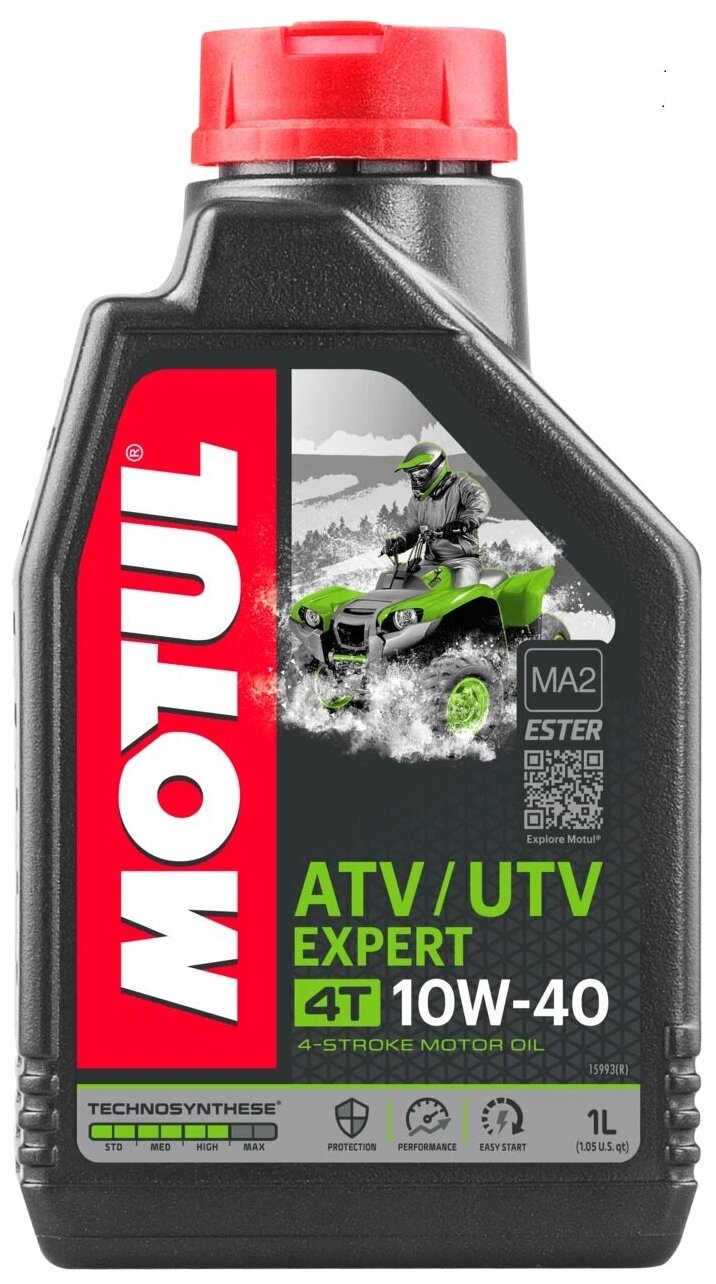 Моторное масло MOTUL 4T ATV/UTV EXPERT 10W-40 1л 105938