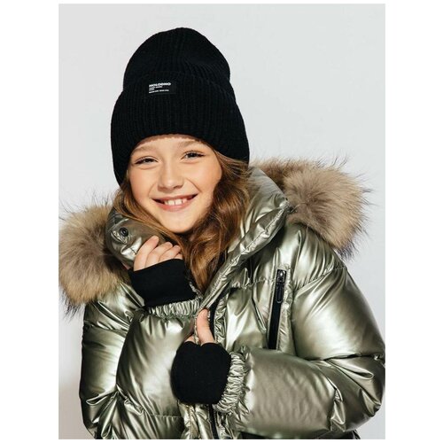 фото Шапка gnk, черный, 52-54 g'n'k