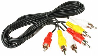 Кабель Dendy/16 бит AV 3x3 RCA