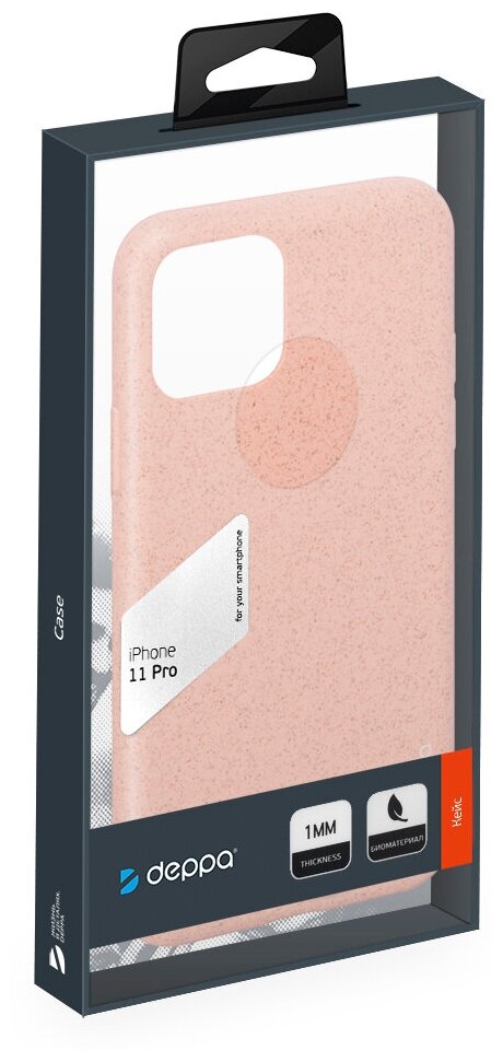 Чехол Eco Case для Apple iPhone 11 Pro, розовый, Deppa 87274