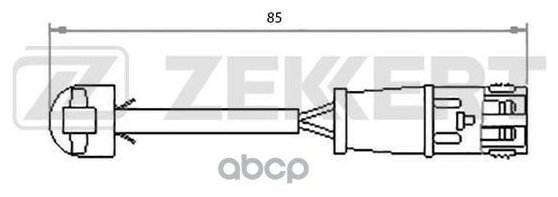 Датчик Износа Тормозных Колодок Mb Sprinter 4 6-T (906) 09- Sprinter 5-T (906) 06- Vw Crafter 30-5 Zekkert арт. bs-8031