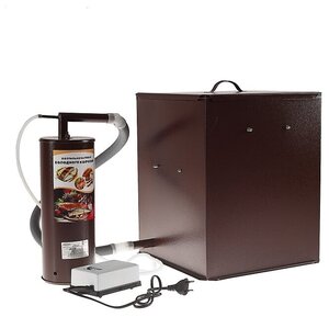 <b>Коптильня</b> <b>холодного</b> <b>копчения</b> "Дым Дымыч" 01М, дымогенератор, 32 л, коричневая
