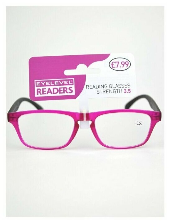 Готовые очки для чтения EYELEVEL OPERA PINK Readers +35