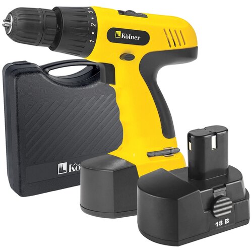 Дрель-шуруповерт аккумуляторная Kolner KCD 182С 416300₽