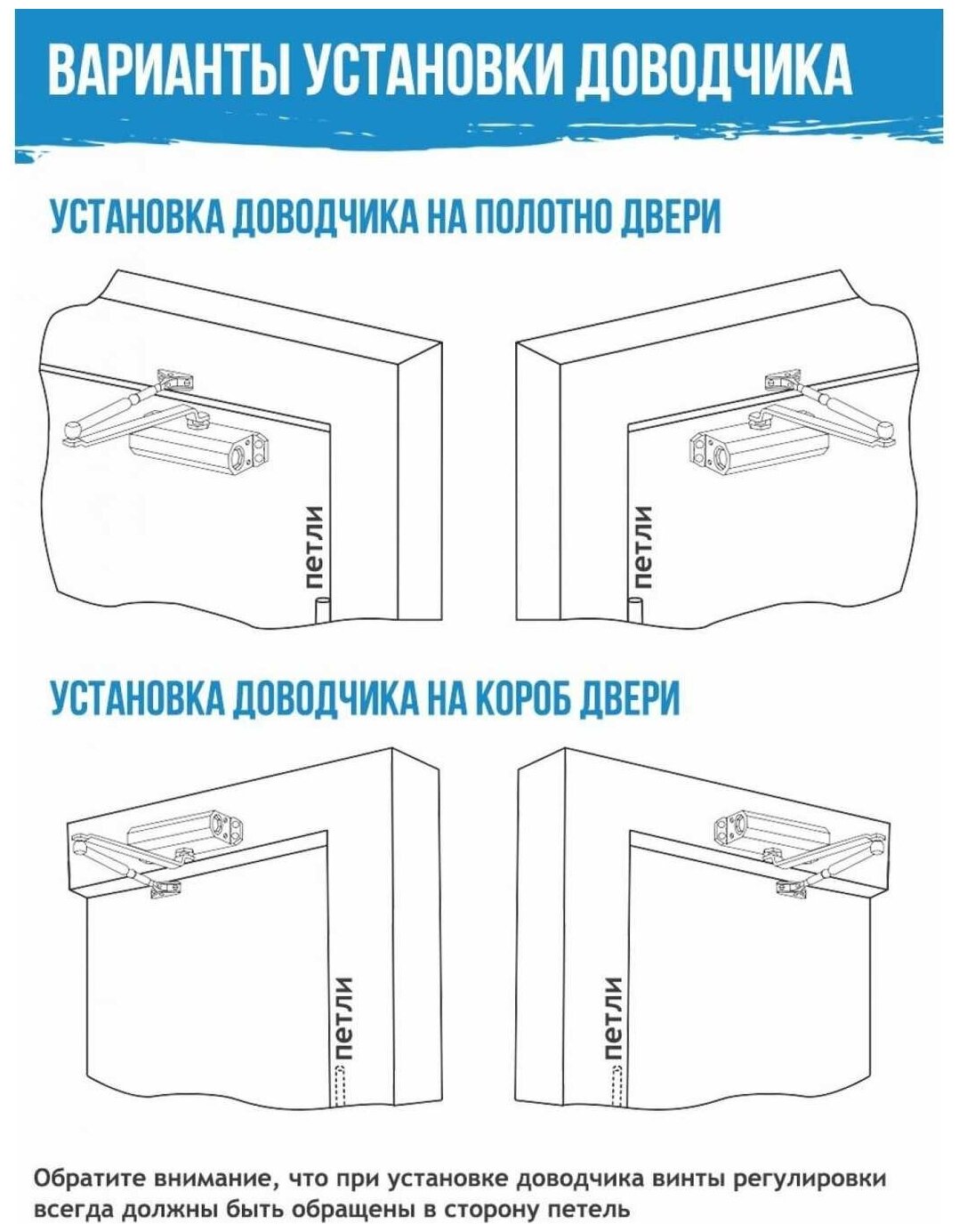 Доводчик дверной НОРА-М - фото №9