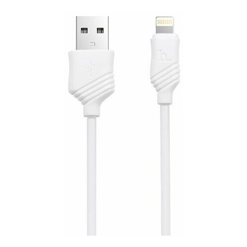 Кабель USB HOCO X6 KHAKI Lightning для iPhone 1м белый