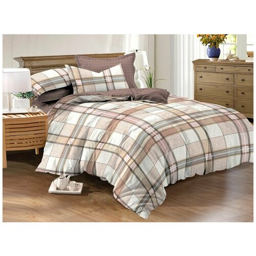 ПР-443 КПБ Райтекс Поплин Евро (100%хлопок) 200*220 на молнии