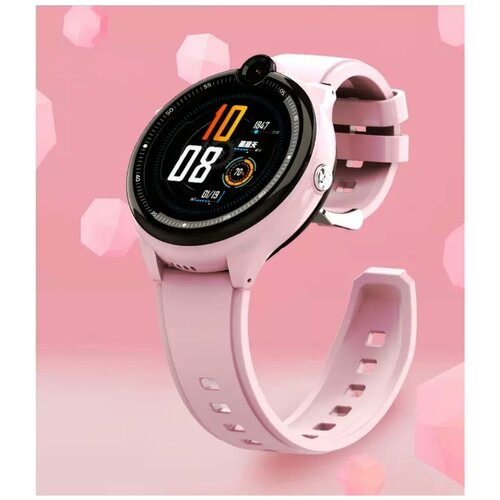 Детские Смарт часы K12 4G с GPS наручные умные часы с сим картой и камерой smart watch для детей Розовый 444100₽