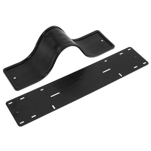 Рамка для автомобильного номера силиконовая с пластиковым основанием 883₽