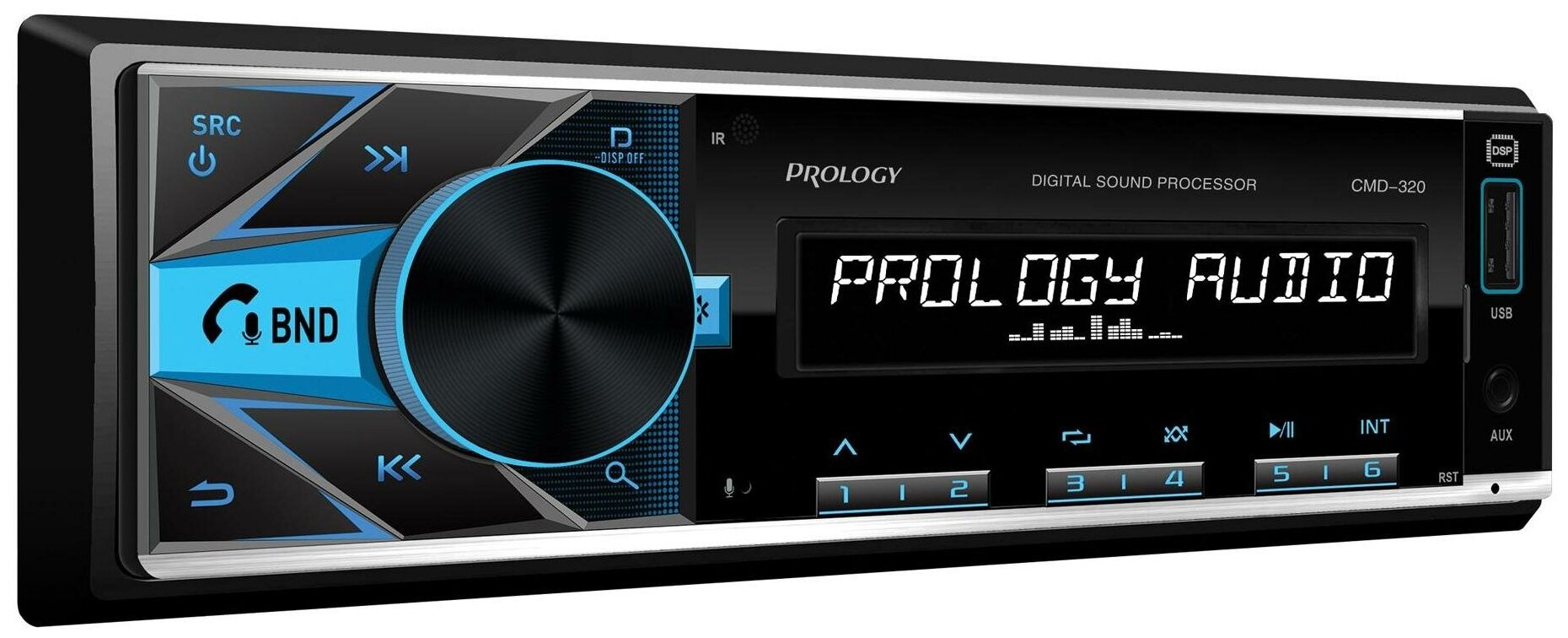 Автомагнитола Prology CMD-320 DSP USB/FM/BT ресивер - фото №1