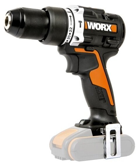 Дрель-шуруповерт аккумуляторная WORX WX352.9, без АКБ и ЗУ