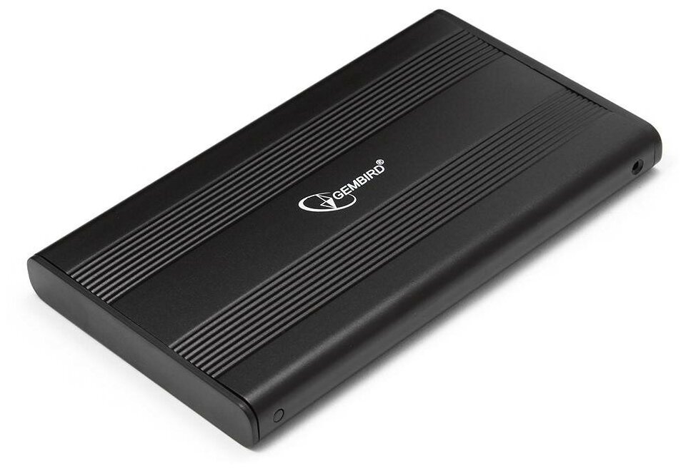 Gembird EE2-U3S-5 Внешний корпус 2.5" EE2-U3S-5, черный, USB 3.0, SATA, металл