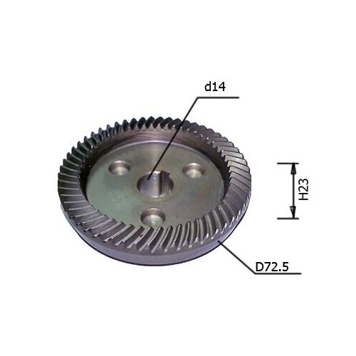 Шестерня редуктора180.03.01.04.00 Ø73х14 для полировальной машины ИНТЕРСКОЛ УПМ-180/1300ЭМ