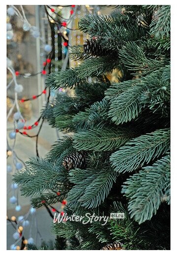 National Tree Company Искусственная елка Колорадо Голубая компактная с шишками 152 см, литая + ПВХ 31HPECSFC450