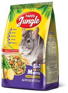 Корм Happy Jungle для шиншилл, 400 гр.