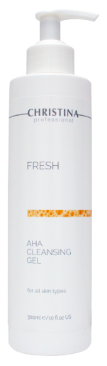 Christina Fresh AHA Cleansing Gel for all skin types, pH 2,6-3,6 (Очищающий гель с фруктовыми кислотами для всех типов кожи), 300 мл