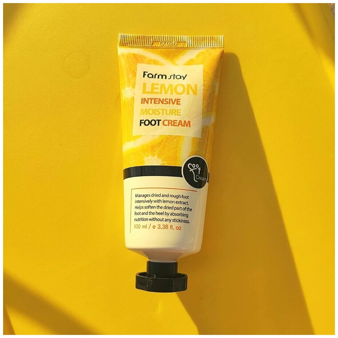 Крем для ног увлажняющий с экстрактом лимона Lemon intensive FarmStay 100мл Myungin Cosmetics Co., Ltd - фото №6