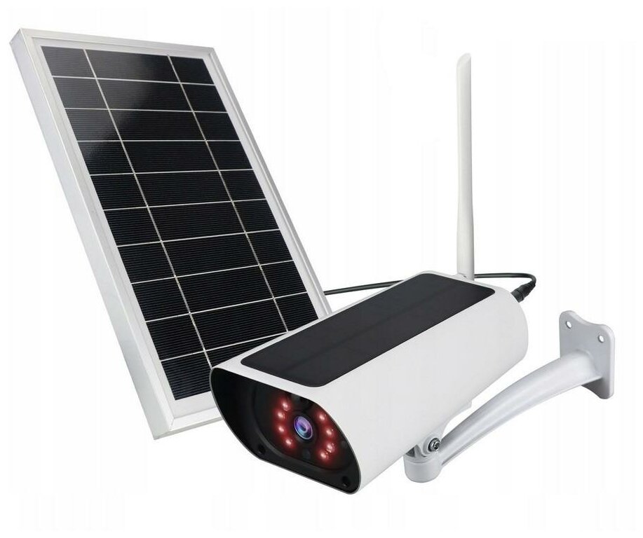 4G-камера GSM с двумя солнечными батареями - Линк Солар АР-SC9-4GS (Белая) (J1002RU) - беспроводная камера / солнечная камера для наблюдения