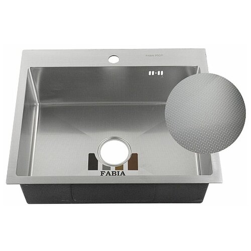 Мойка FABIA PROFI 60503D декор врезная 60х50