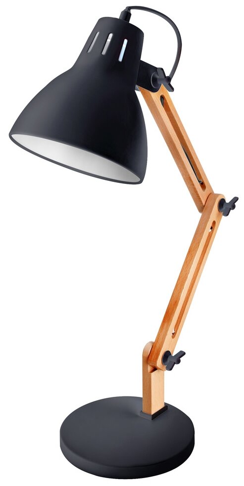 Лампа офисная Camelion KD-355, E27, 40 Вт, черный