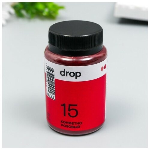 DROPCOLOR Краситель для ткани Dropcolor в технике тай-дай, 50 гр, цвет 15 Конфетный Розовый