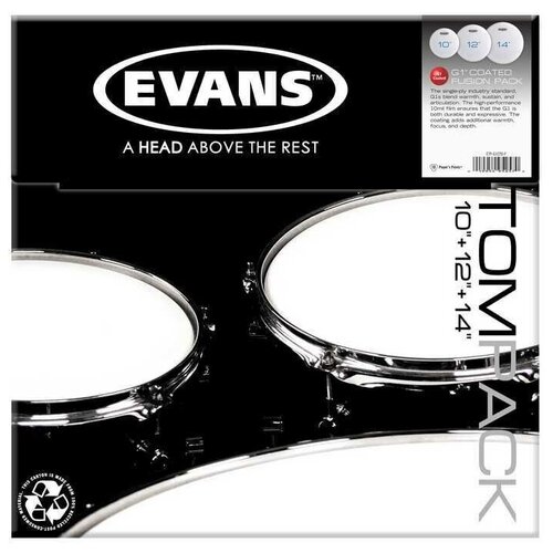 Пластики для барабанов (набор) EVANS ETP-G1CTD-F