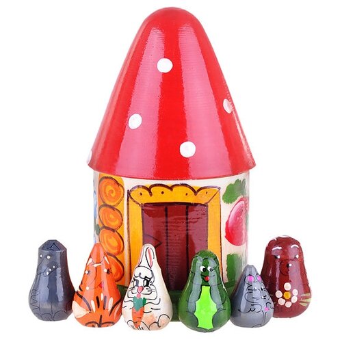 Пальчиковый театр Теремок-6 шт./в футляре