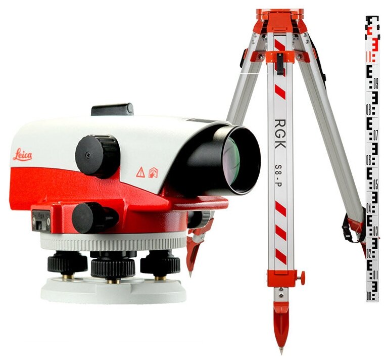фото Комплект оптический нивелир Leica NA 730 plus штатив рейка - 3 в 1 с поверкой