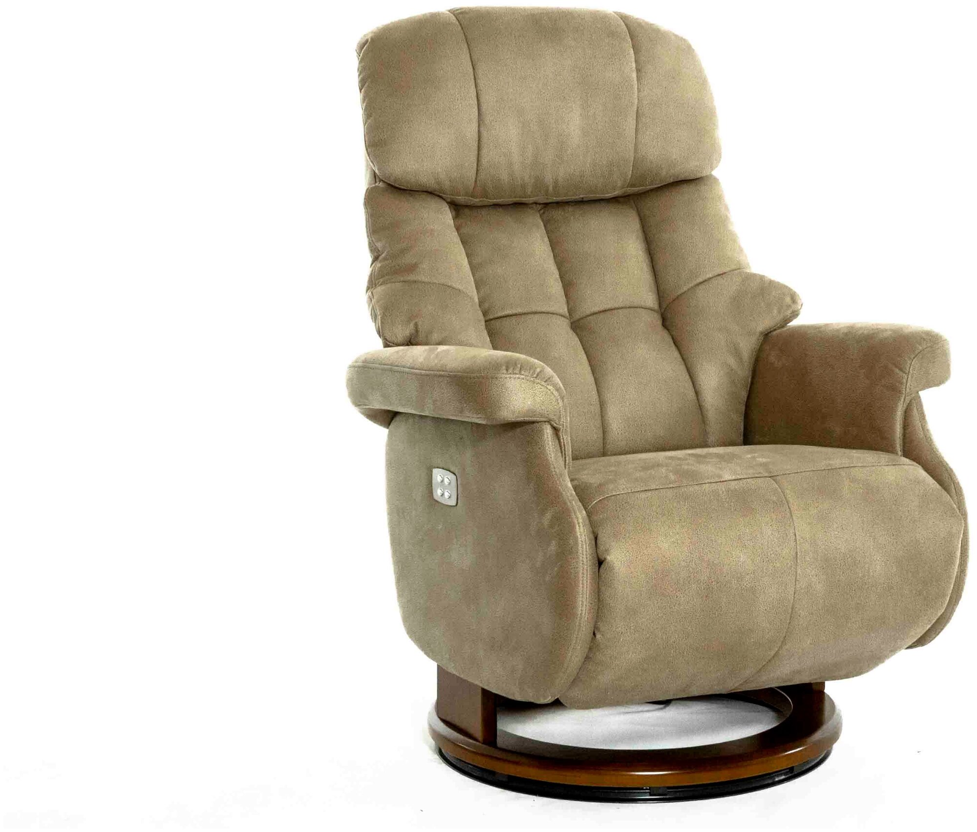 Кресло электро-реклайнер Relax Lux Electro, нубук, цвет бежевый