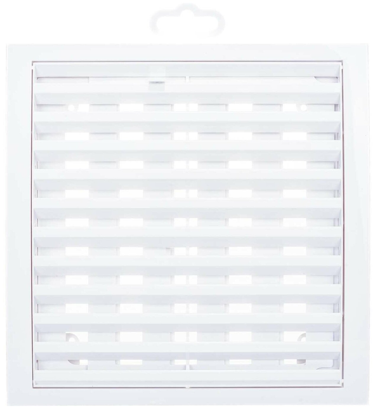 Решетка вентиляционная пластиковая Эра 2020РРП с регулируемым живым сечением, 200х200 мм, разъемная - фотография № 6