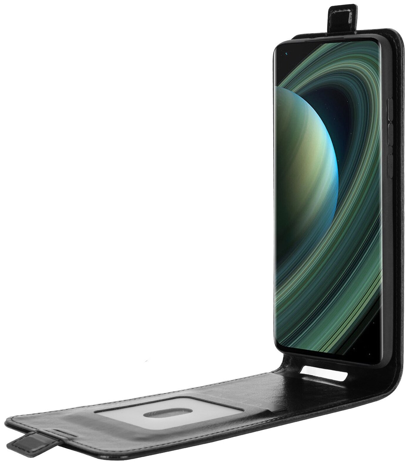 Чехол-флип Чехол. ру для Nokia 3.4 вертикальный откидной черный