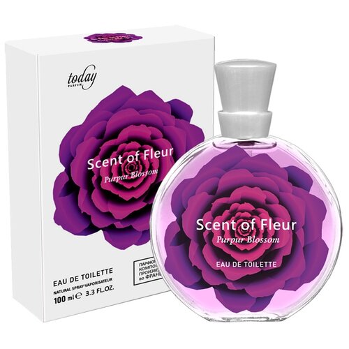 Today Parfum туалетная вода Scent of Fleur Purpur Blossom, 100 мл, 254 г туалетная вода женская scent of fleur purpur blossom 100 мл