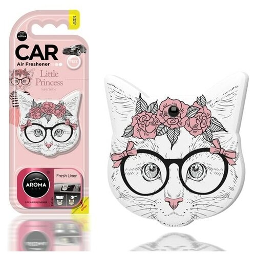 Освежитель воздуха Aroma Car Little Princess Cat Fresh Linen