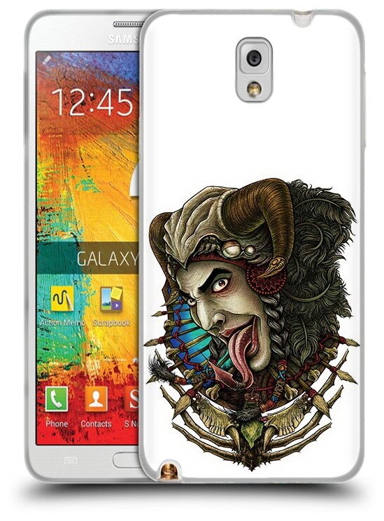 Чехол задняя-панель-накладка-бампер MyPads длинный язык для Samsung Galaxy Note 3 SM-N900/N9005 противоударный