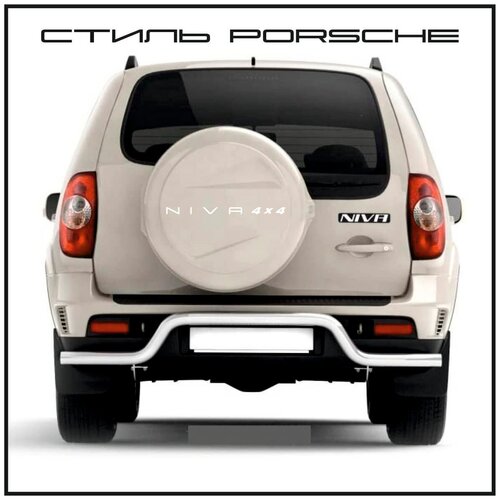 Орнамент-шильдик в стиле Porsche/Порше NIVA 4X4 / Нива 4Х4 зеркальный
