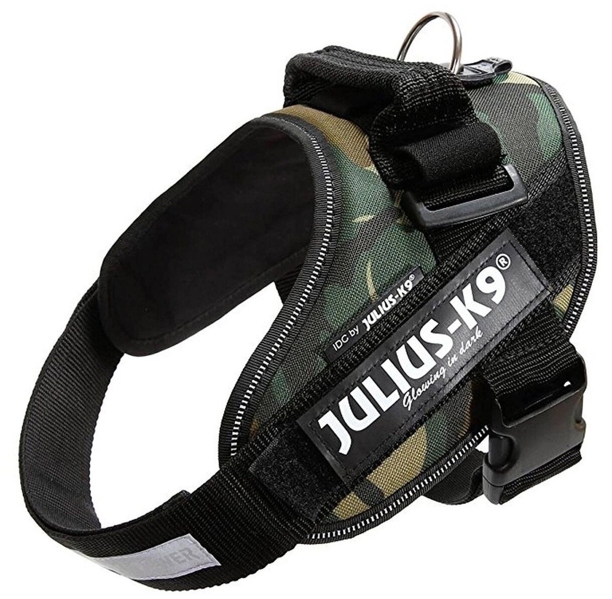 JULIUS-K9 шлейка для собак IDC-Powerharness 2 (28-40 кг) (71-96 см., Синий) - фото №3