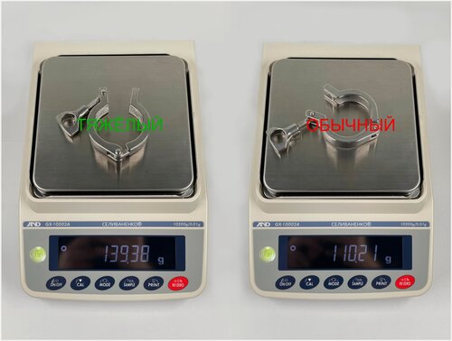 Изображение товара Тяжёлый хомут Селиваненко 1,5" дюйма кламп с силиконовой прокладкой clamp