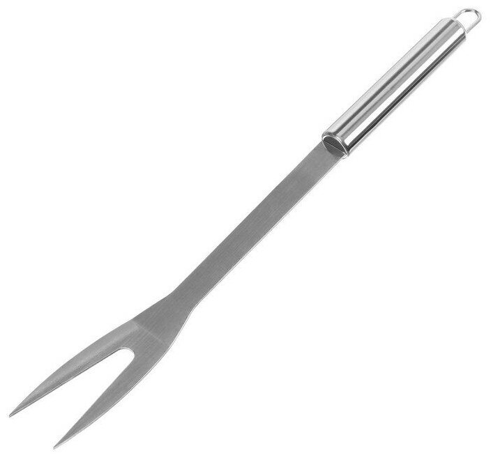 Набор для барбекю: вилка, щипцы, лопатка, нож, р. 38,5 см - фотография № 7