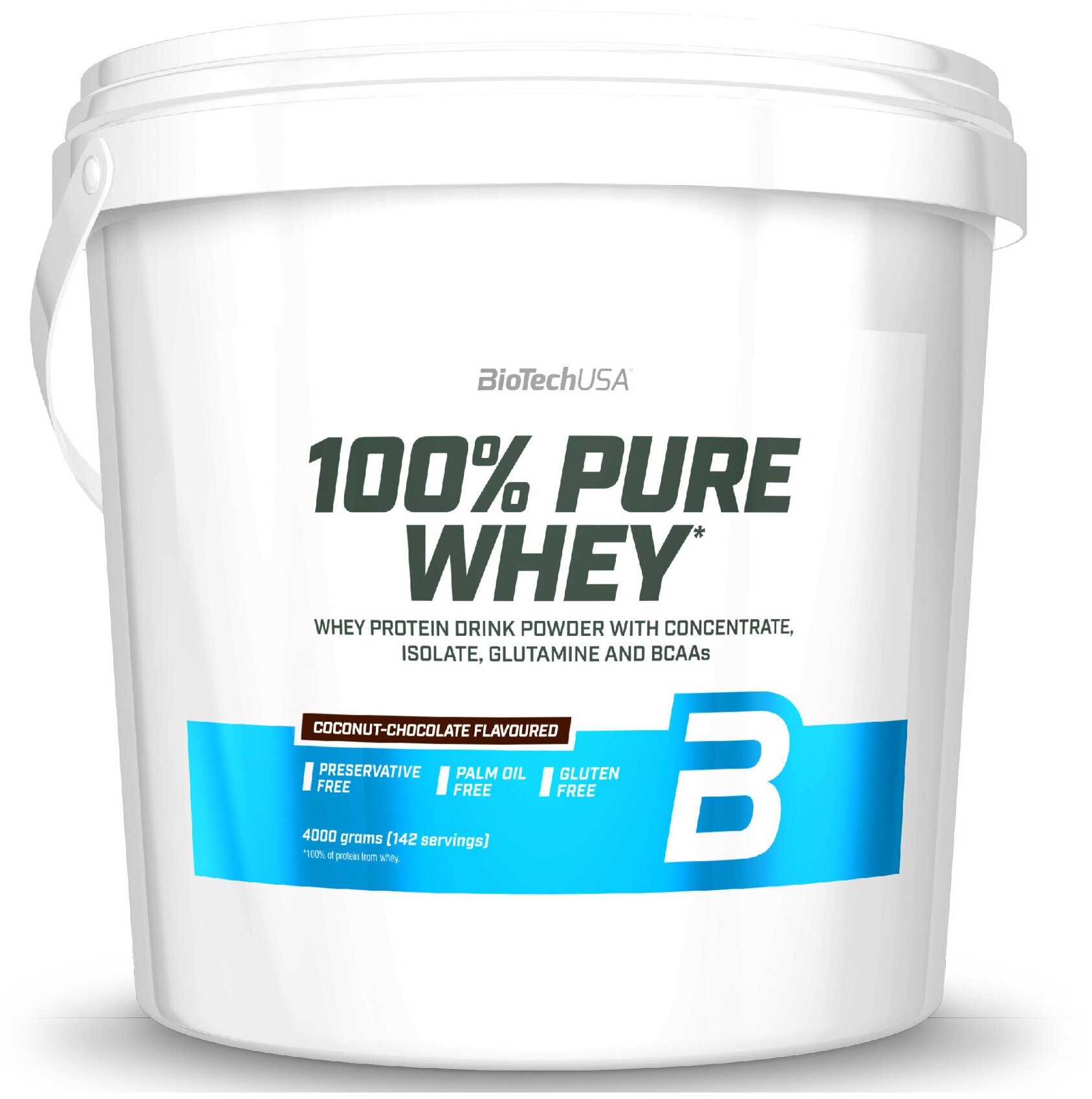 Протеин BioTechUSA 100% Pure Whey, 4000 гр., шоколад кокос