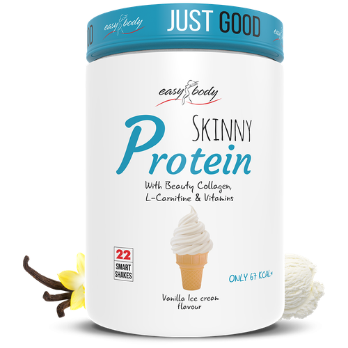 фото Qnt skinny protein 450g vanilla icecream/"скинни протеин" со вкусом ванильное мороженое 450 гр