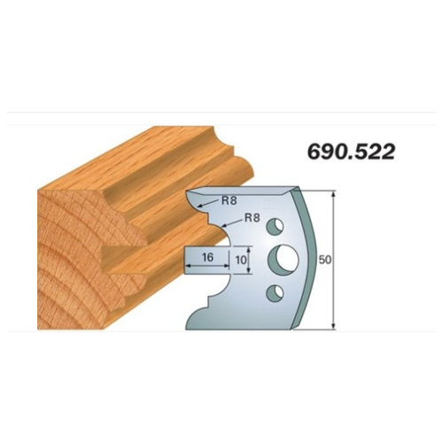 Комплект из 2-х ножей 50x4 SP