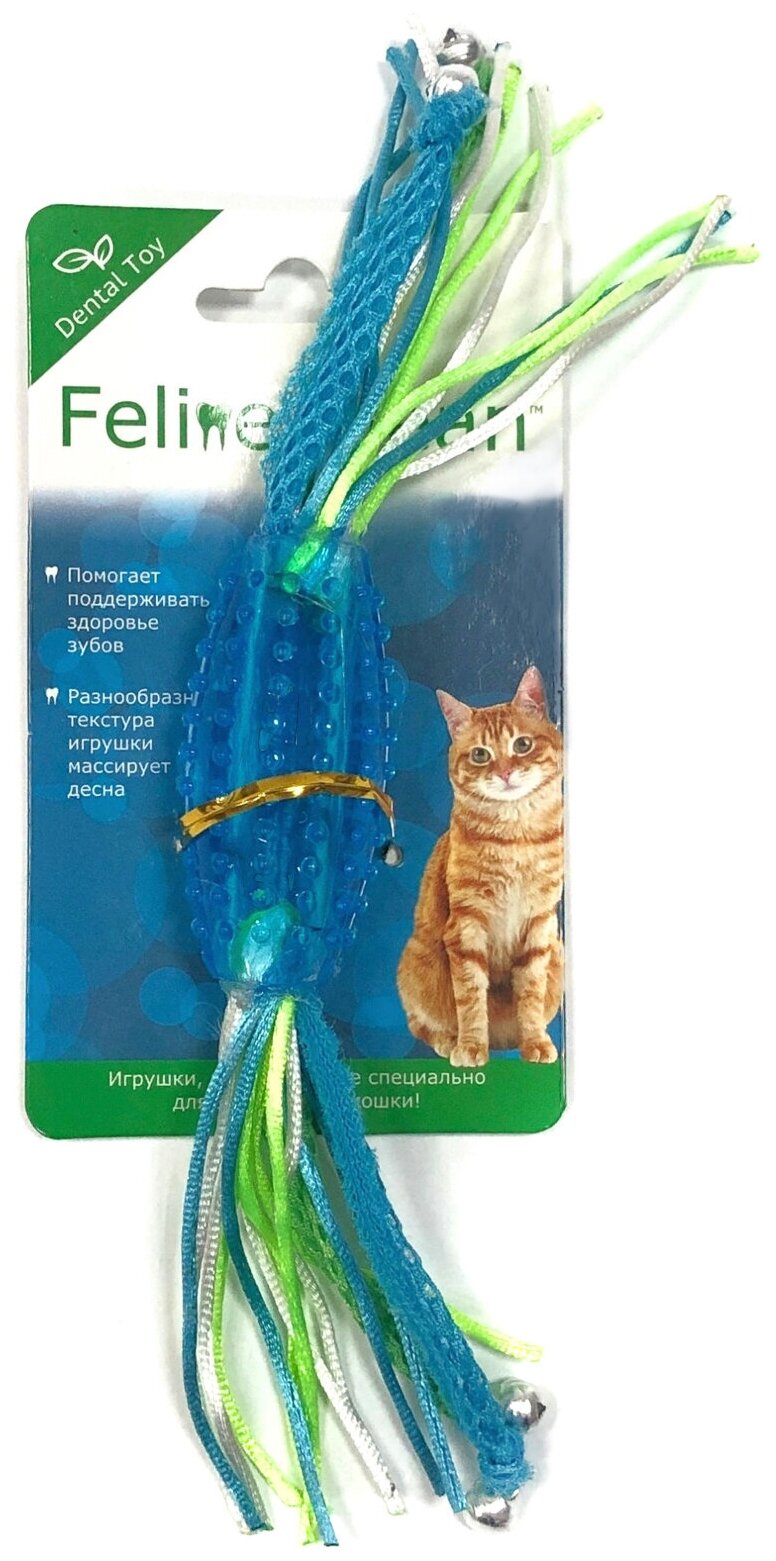 Feline Clean (Aromadog) прорезыватель для кошек Конфетка с лентами