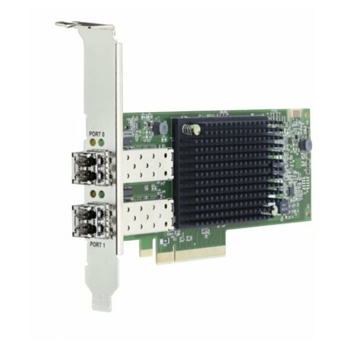 Emulex LPe35002-M2 Gen 7 (32GFC), 2-port, 32Gb/s, PCIe Gen4 x8, LC MMF 100m, трансивер установлен, Upgradable to 64G {5}